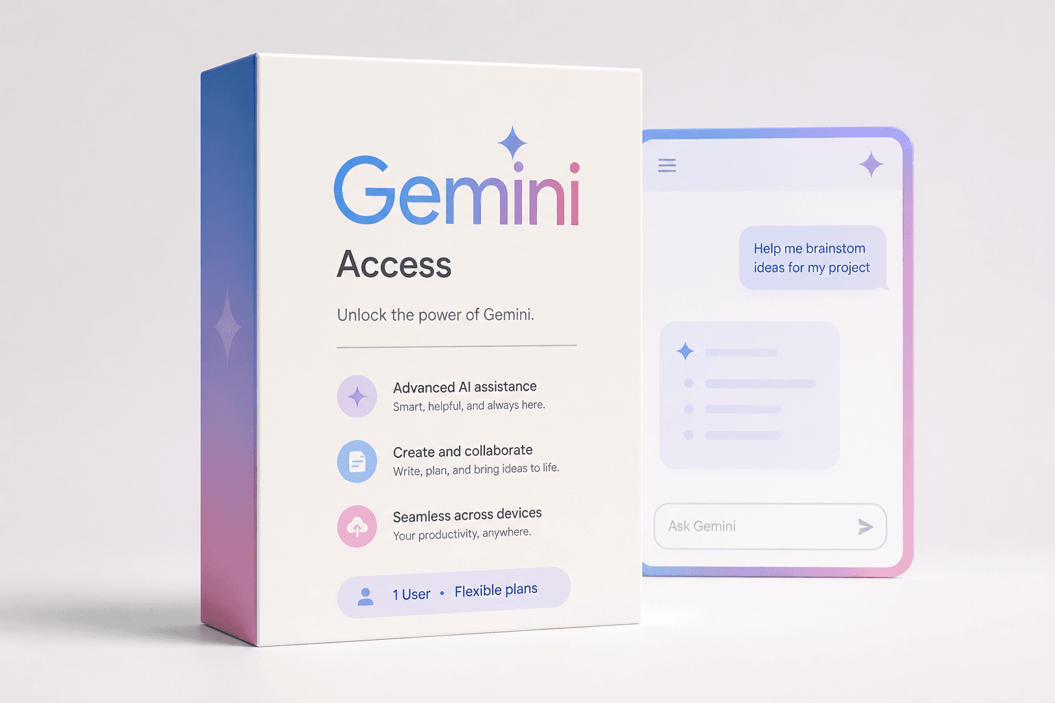 Gemini Pro · Top-up · With warranty · Official channel account